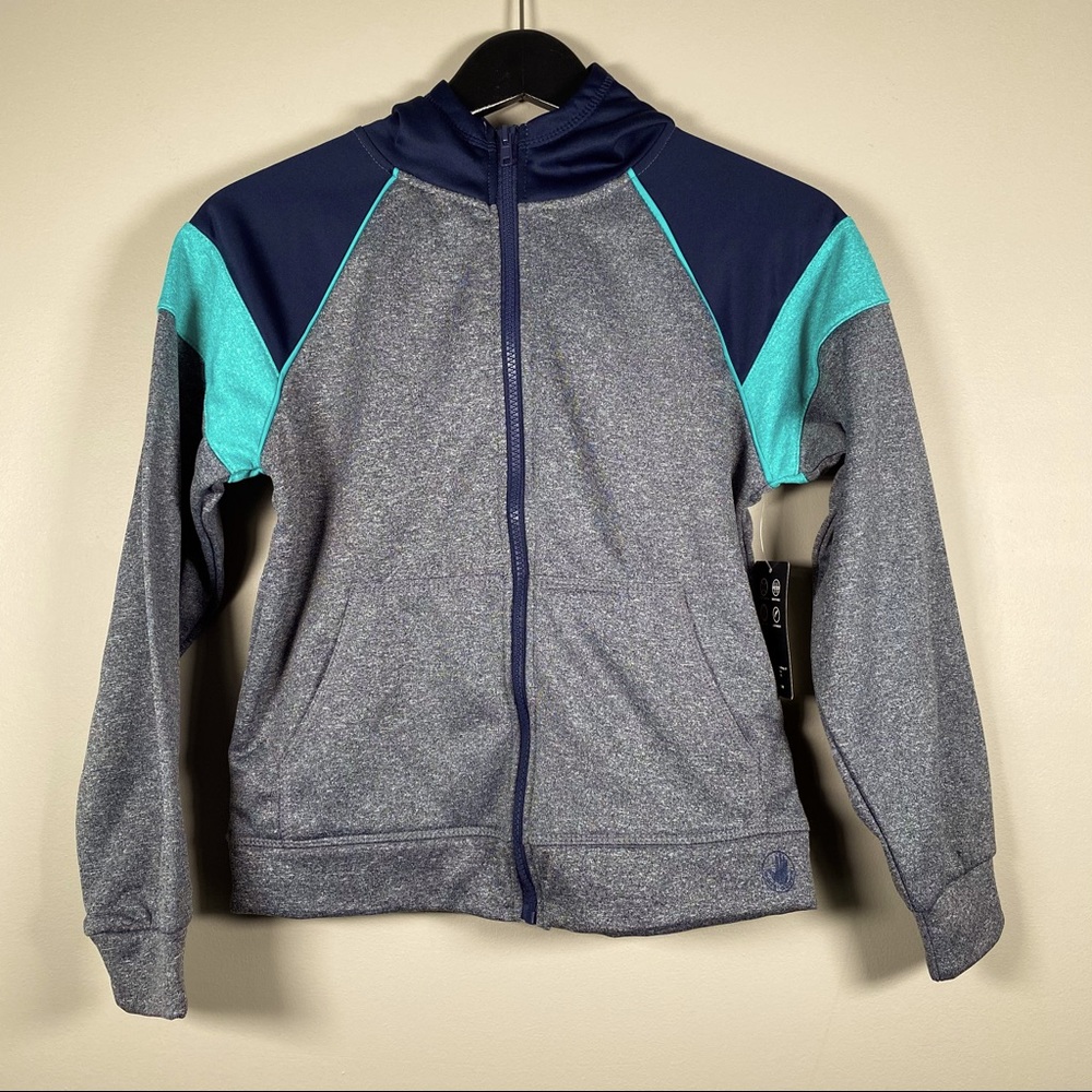 BODY GLOVE kids Full Zip Gray Hoodie M (10/12)